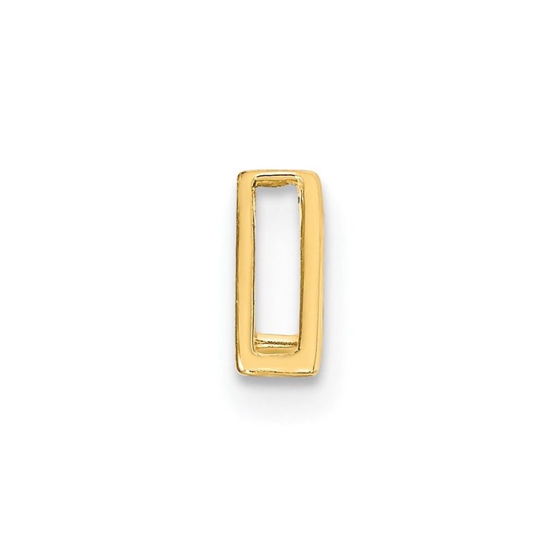 14k Polished Triangle Chain Slide_voghion.com
