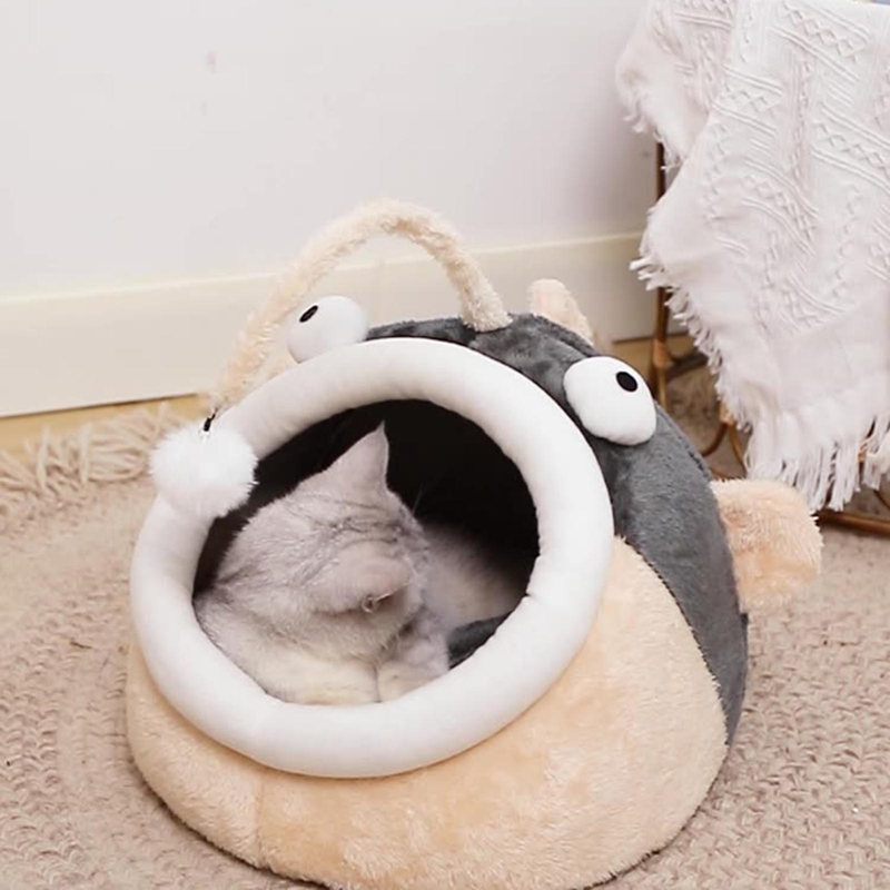 for Cat Cave Bed Tent For Indoor Small Dog & For Cat Non Slip House With Thick C_voghion.com