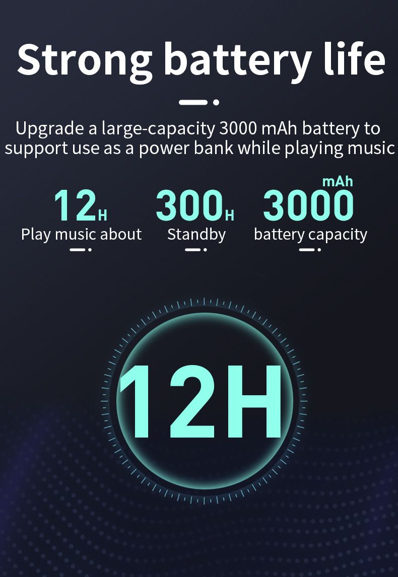 IPX7 waterdichte slimme luidspreker met powerbankfunctie, draagbare Bluetooth-luidspreker voor buiten met een lange batterijduur_voghion.com