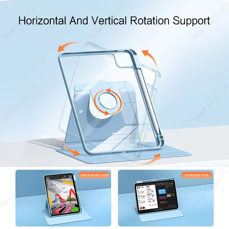 360 Graden Draaibare Case Voor Xiaomi Mipad 6 Mi Pad 6 Pro Case 11 Inch 2023 Smart Funda Voor Xiaomi redmi Pad 10.6'' Case Coque_voghion.com