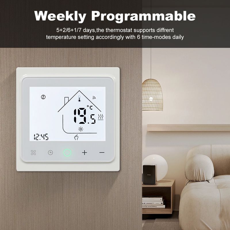 Tuya thrmostat wifi smart lif Tmpratur Controllr lctric hating Gas Boilr Support Yandx Alic Alxa Googl_voghion.com