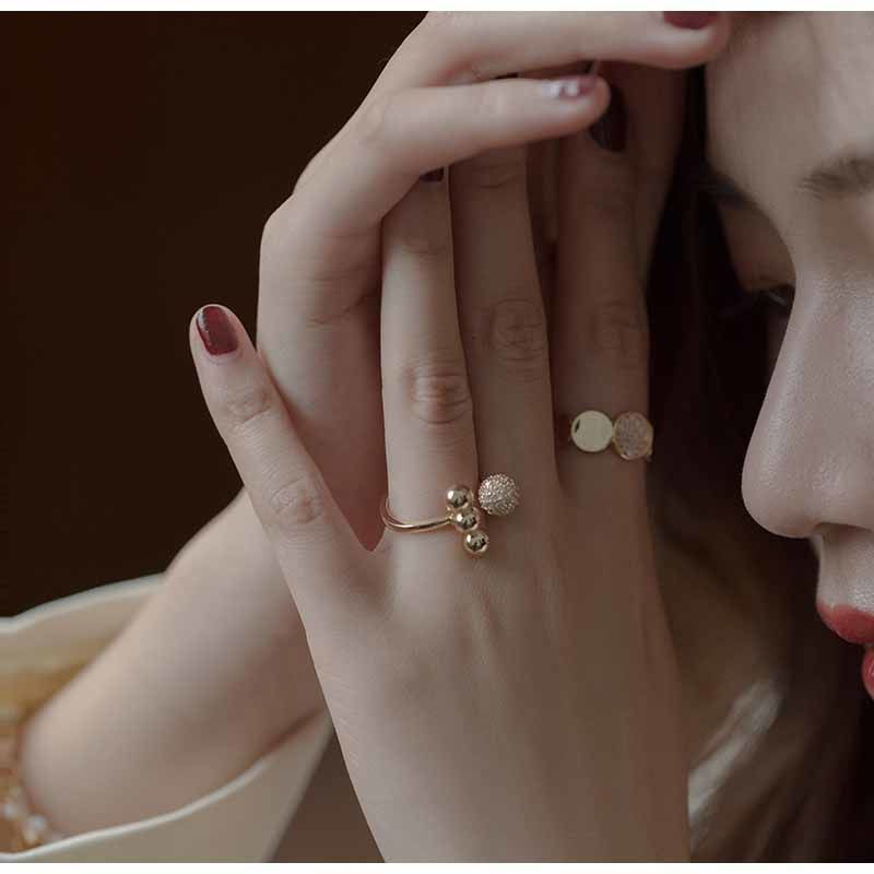 Open Ring Slightly Set Temperament Women's Fashion Personality Exquisite High-end Index Finger Ring_voghion.com