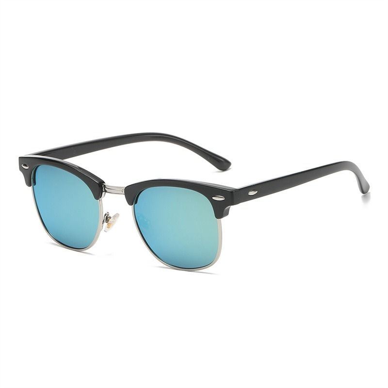 Sonnenbrille 1 Stück mit der gleichen Brille Nerd Myopie ovaler kleiner Rahmen Retro Leopard koreanische pflanzliche schlichte Brille_voghion.com