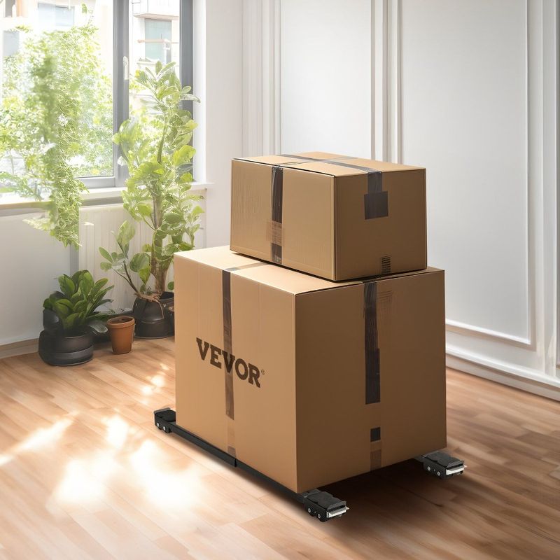 Load Extendable 660 Lbs Dolly Appliance Roller Furniture Mobile Rollers_voghion.com