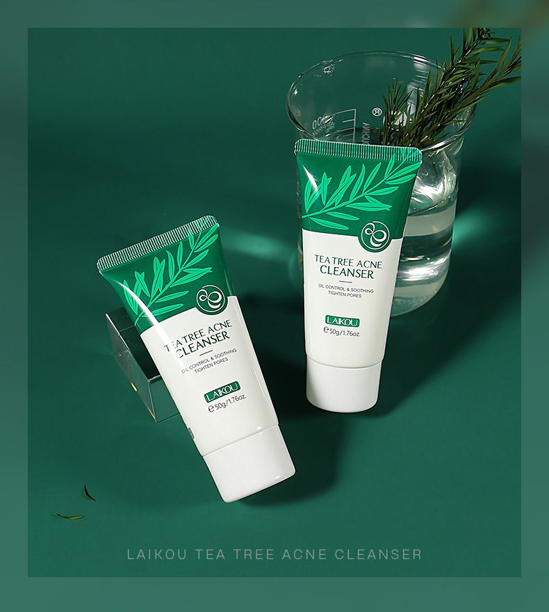 LAIKOU Teafa Arctisztító 50g Hidratáló Tisztító Arctisztító Angol Csomagolás_voghion.com