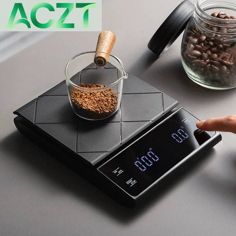 Balance à café Barista Pro 3 kg/0,1 g - Minuterie et haute précision pour la mesure des expressos et des aliments
ACZT_voghion.com