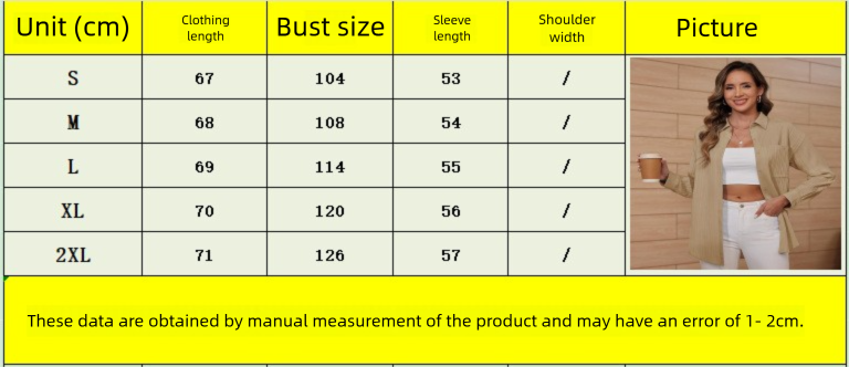 2025 Autumn New Double Line Texture Loose Casual Long Sleeve Solid Color Women's Shirt_voghion.com