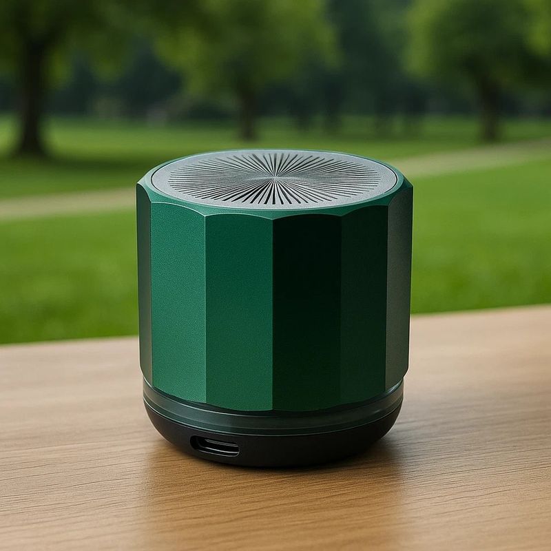 Mini enceinte Bluetooth portable en métal basse_voghion.com