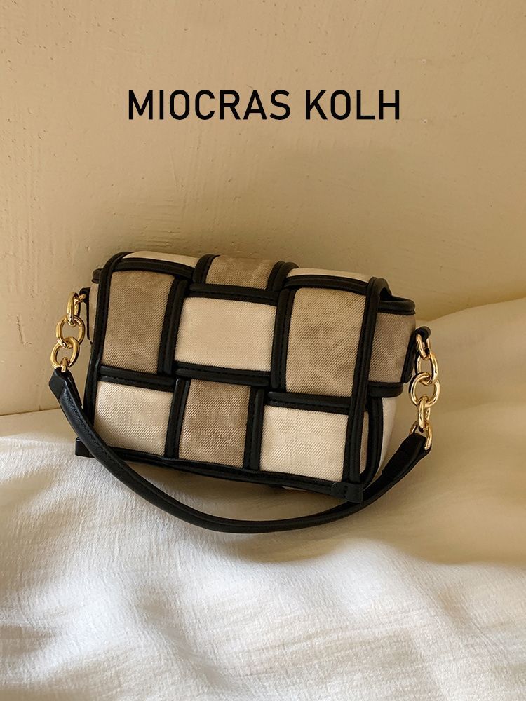 Nanfeng Saint Martin Art Exhibition Woven Bag Women's 2023 New High End Small Design Sense One Shoulder_voghion.com