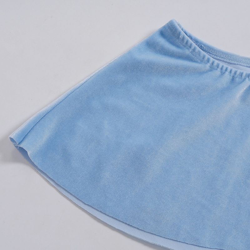 Nueva falda ultracorta de color liso para mujer Tienda_voghion.com