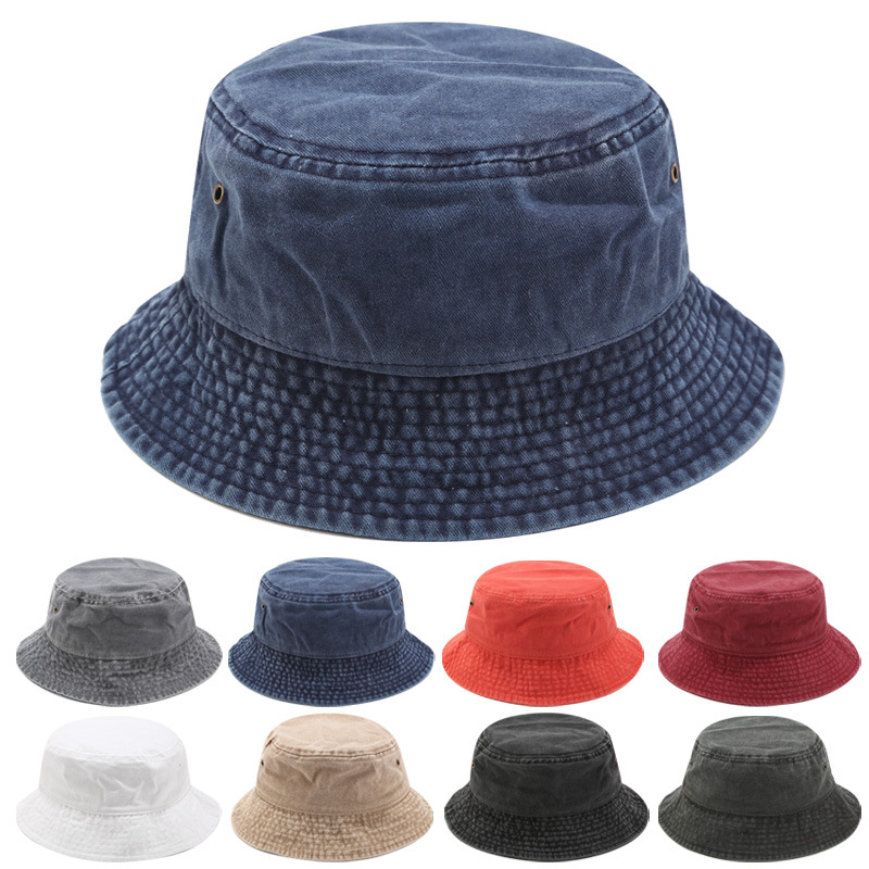 Chapéu de bacia de placa leve lavada para homens e mulheres, chapéu de sol universal para viagens ao ar livre para todas as estações_voghion.com