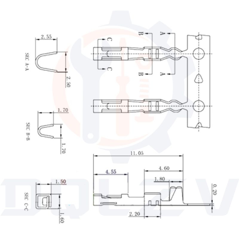 Dupont Male And Female Pins Crimping Terminals Fit For 2.54mm Connector Housing Jumper Wire Cable DIY Kit_voghion.com