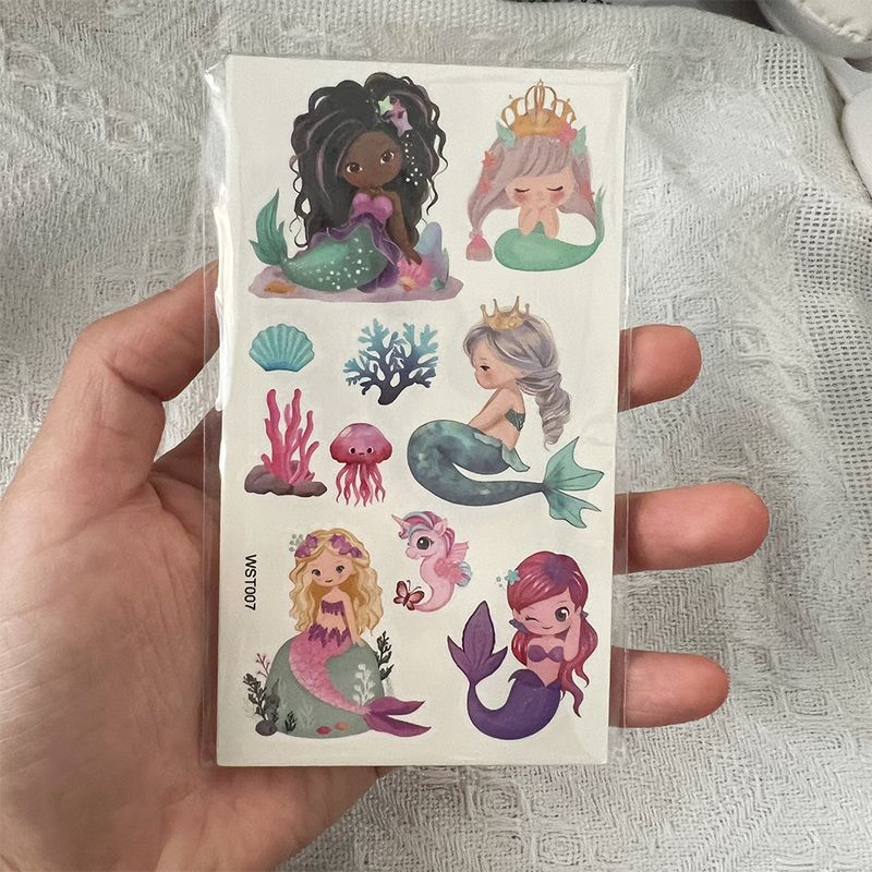 Waterproof Sweat Day Of The Dead Masquerade Funny Makeup Halloween Party Face Temporary Tattoo Sticker_voghion.com
