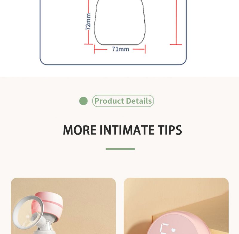 Tragbare elektrische Milchpumpe, über USB aufladbar, leise, tragbare Milchabsaugung, automatischer Melker, bequemes Stillen, BPA-frei_voghion.com