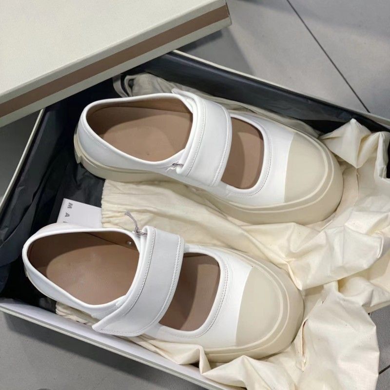 Scarpe da donna con suola spessa, stile 25ss Mary Jane French Star, nuove di zecca, stile Zhao Lusi, con alluce grande, brutte e carine_voghion.com