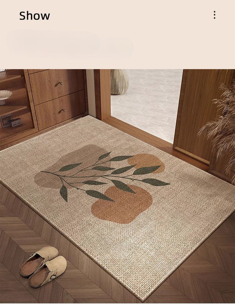 Semplice porta d'ingresso in terra diomacea assorbente, ad asciugatura rapida, antiscivolo, resistente allo sporco, per corridoio, camera da letto, morbida_voghion.com