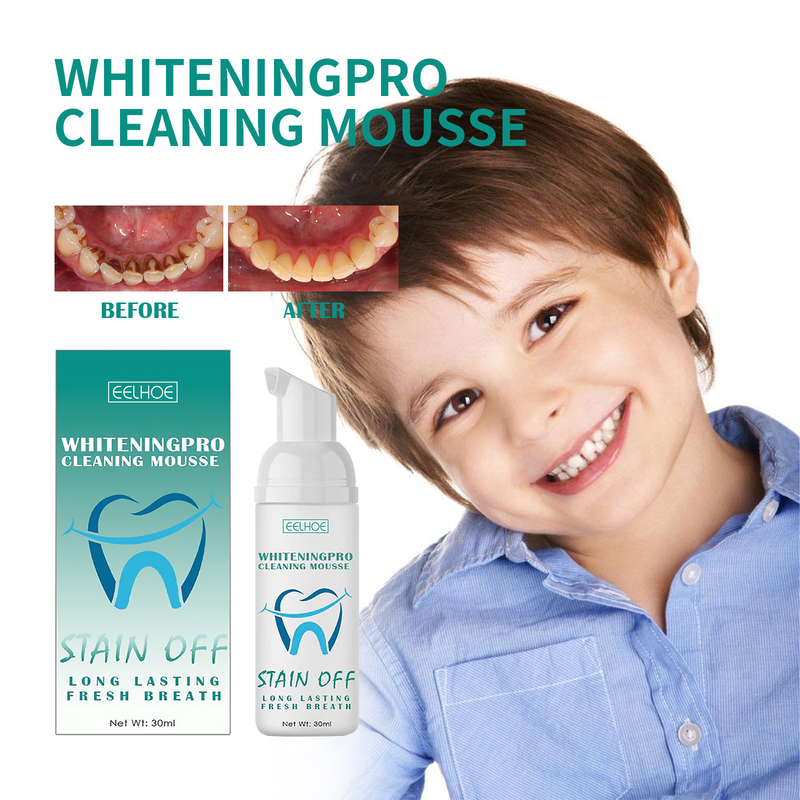 Tooth Brightening beautiful and Whitening Cleansing Mousse Deep Cleansing for Stains and Fresh Breath Brightening and_voghion.com