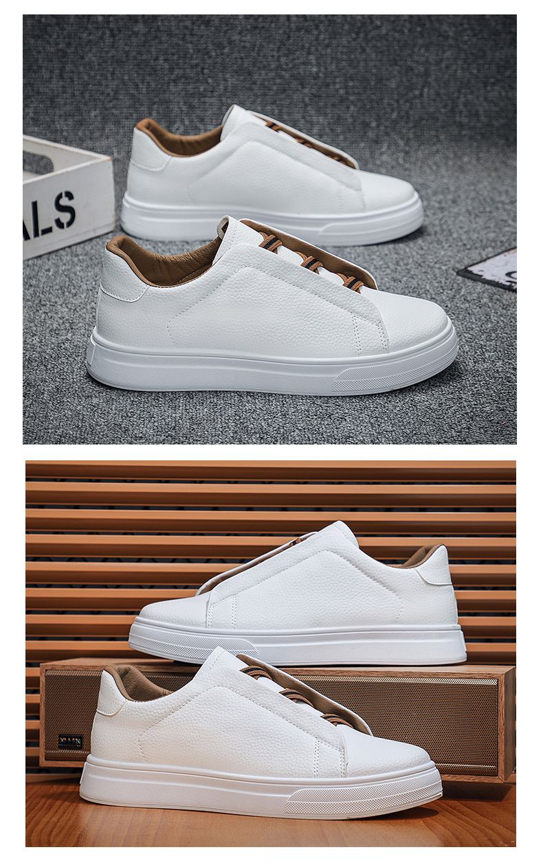 New board shoes men's shoes fashion small white shoes young men's casual shoes_voghion.com