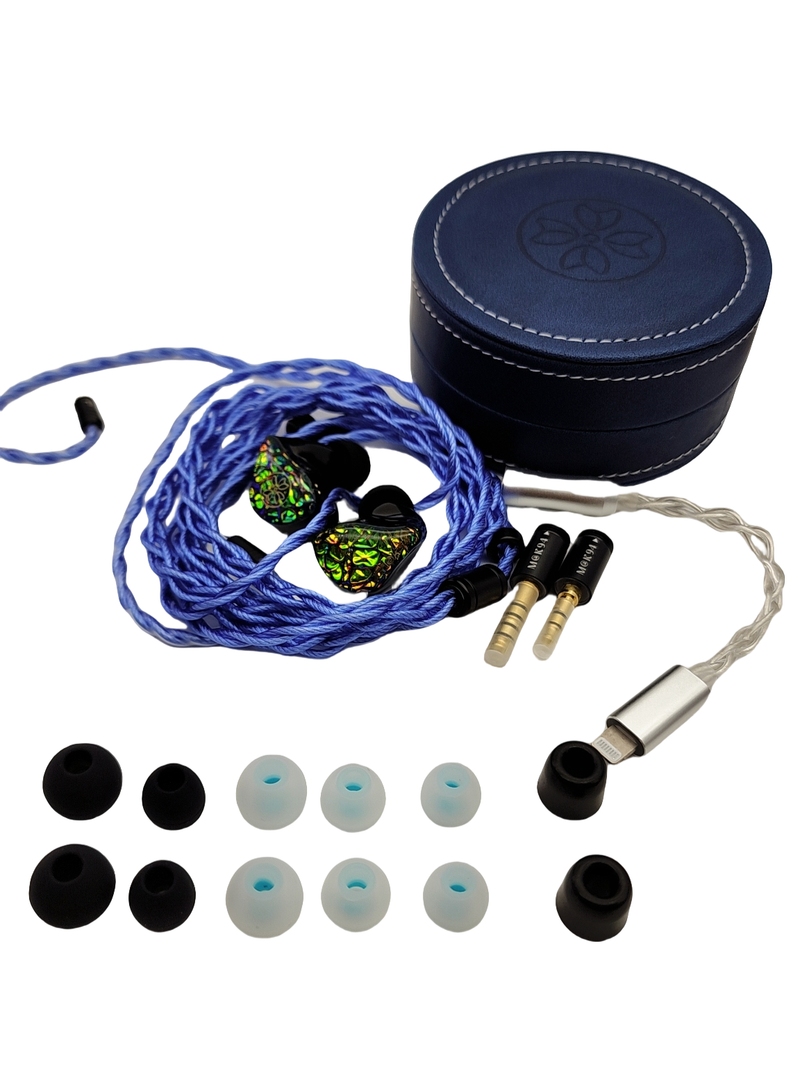 Mak94-Supporting Aperture Iron Moving Coil 4+1 Wired Hi-fi hörlurar Entusiast Monitor Hängande In-Ear Eleganta öronproppar_voghion.com