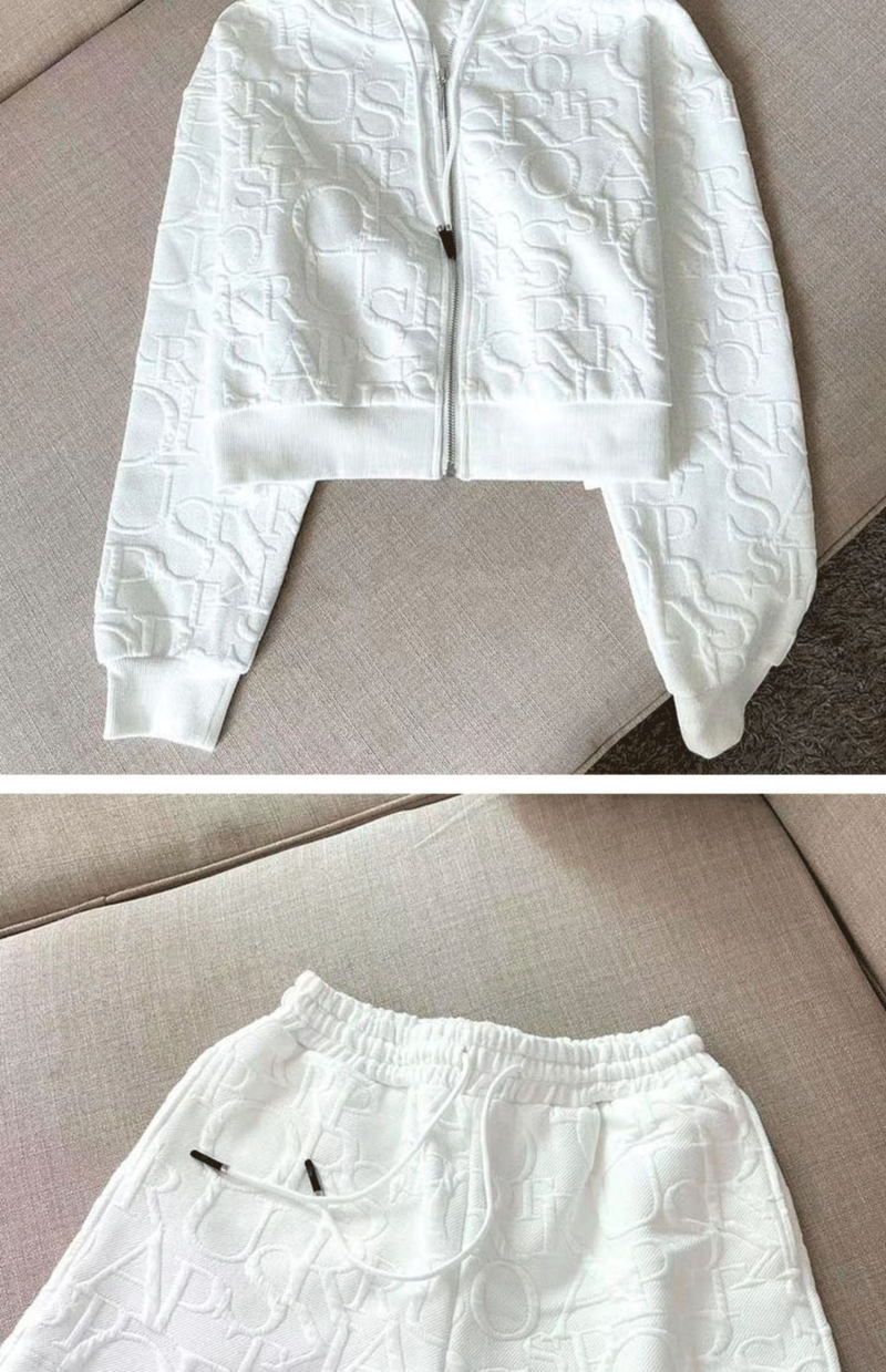 Women's sweatshirt shorts suit for women high-end light luxury temperament goddess style casual fashion two-piece set_voghion.com