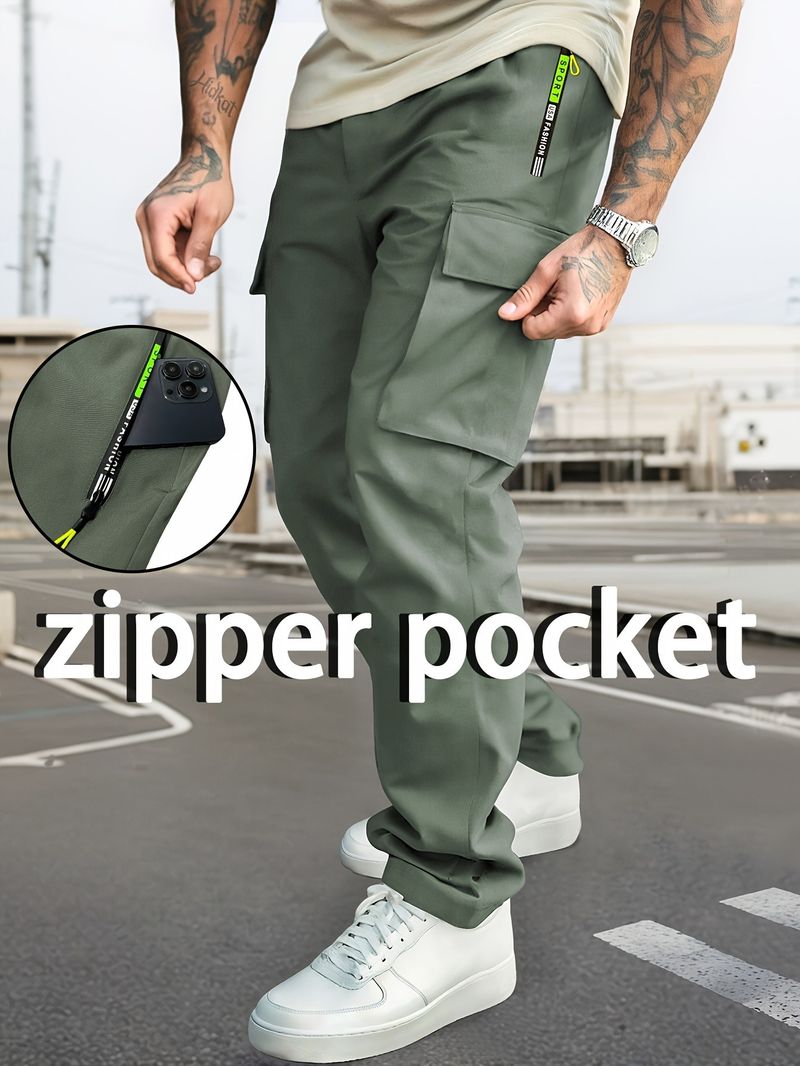 Heren outdoor utility-broek - snel drogend polyester, winddicht en antimicrobieel (Euro XXS-3XL, 4 kleuren)_voghion.com