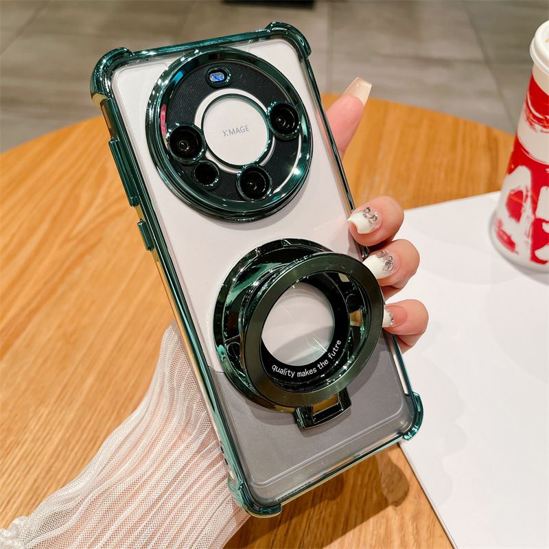 Telefonskal och fodral som passar till Huawei Honor Magic7Pro, magnetiskt fäste, mobiltelefonskal Mate70, elektroplätering med fyra hörn, P70PRO, hårt skal_voghion.com