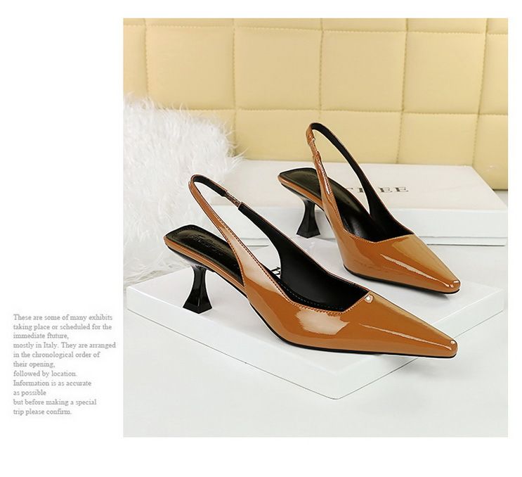 2A02 Stil Minimalistischen Damenschuhe, Weingläser, High Heels, Flache Öffnung, Kleine Quadratische Kopf, Ausgehöhlten Riemen, Und_voghion.com