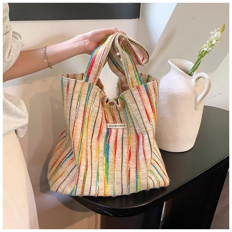 La popolare tela ispessita di UR per le donne di quest'anno, la nuova borsa tote da viaggio super hot versatile del 2024, borsa ascellare_voghion.com