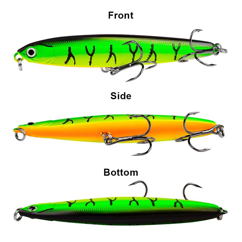 Pencil Sinking Long Casting Lure 10/14/18/24 Grams Bionic Hard Bait Fishing Tackle_voghion.com