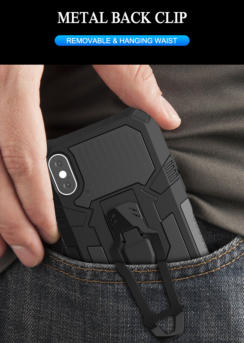 Pentru Xiaomi Poco X3 X4 Pro M3 F3 Mi 11T 10T Pro 11 Lite Husă Xiaomi Redmi Note 10 9 8 7 Pro 10S 9S Suport pentru telefon Clip de curea _voghion.com