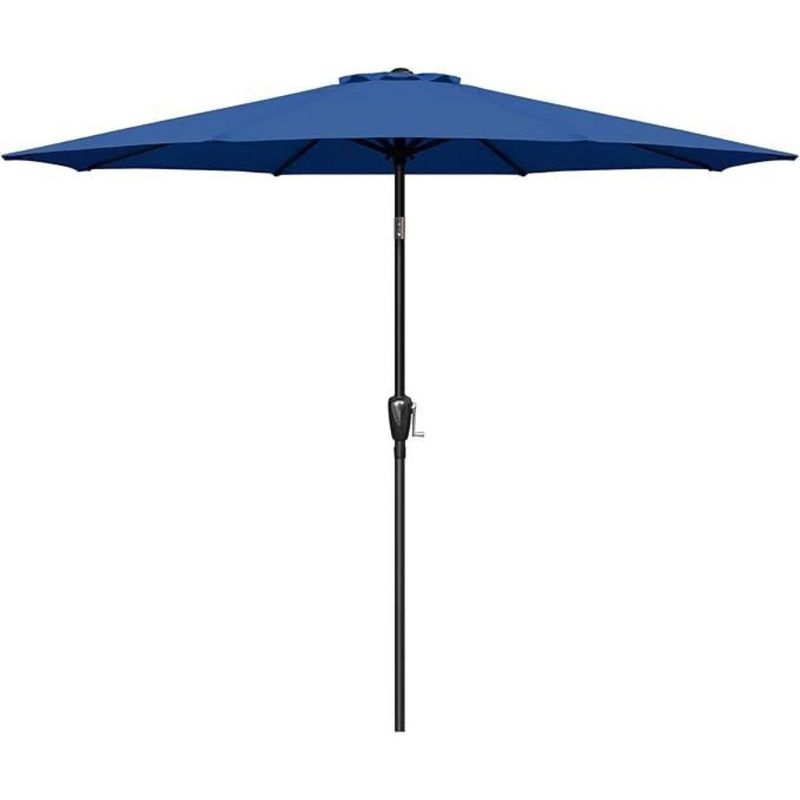 Garden Lawn Deck Umbrella Sturdy Outdoor And Ribs Tilt For Pool With Patio Market Button Backyard Crank Table 8_voghion.com
