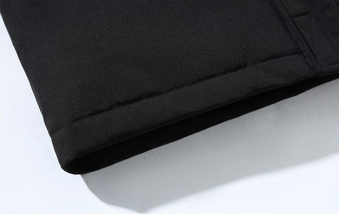 Herrenbekleidung Neue grenzüberschreitende Winter-Daunenjacke für Herren, verdickt, koreanische Version, langes Streifenlogo, lässig, große Arbeitskleidung, Jugendjacke_voghion.com