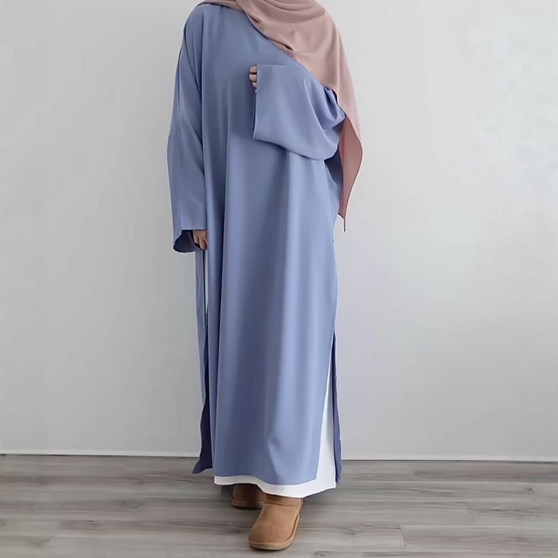 Dameskleding Dubai Dames Tweedelig Pak Robe Onderkant Rok Casual Jurk_voghion.com