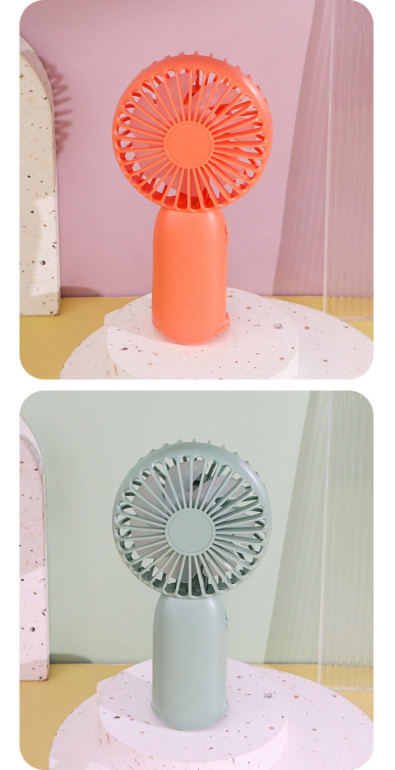 Ventilador portátil portátil Drip Simple Candy Color recarregável por USB Mini presente publicitário_voghion.com