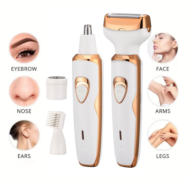Electric Bikini Trimmer For Women & Men - Painless Hair Removal For Pubic Legs & Underarms_voghion.com