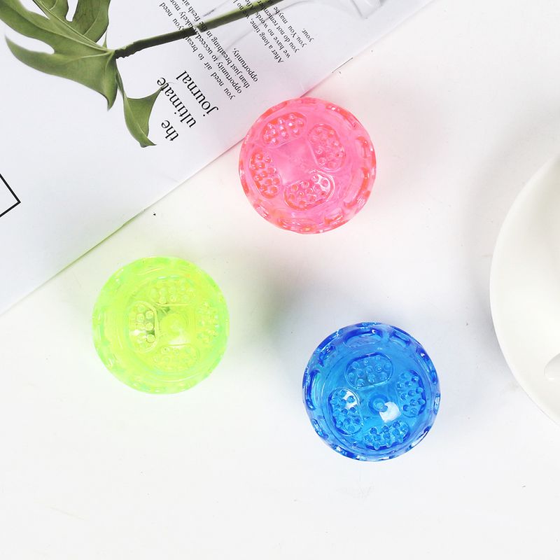Giocattolo per animali domestici con palla elastica luminosa e squittiente in TPR interattivo per cani_voghion.com