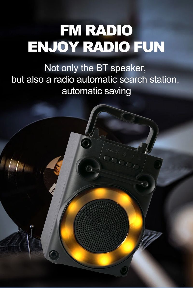 ZQS1455 Vanjski kamperski karaoke Square Dance Prijenosni bežični Bluetooth veliki zvučnik malog kapaciteta_voghion.com