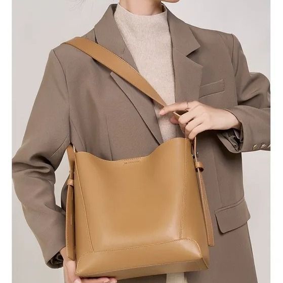 Borsa a tracolla versatile in morbida pelle, di alta qualità, di grande capacità, da donna, 2025_voghion.com