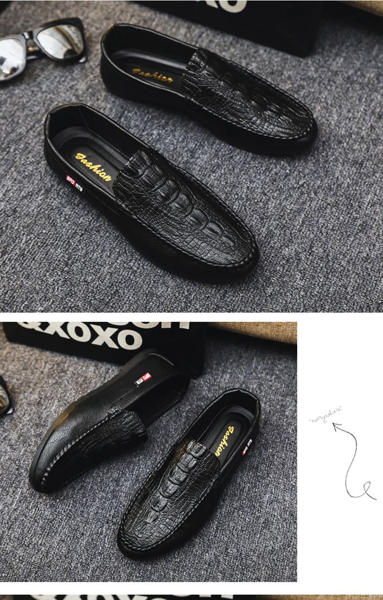 Mens Genuine Leather Men Casual Shoes Luxury Brand leather Loafers Moccasins High Quality Driving Shoe Comfortable big size38-47_voghion.com