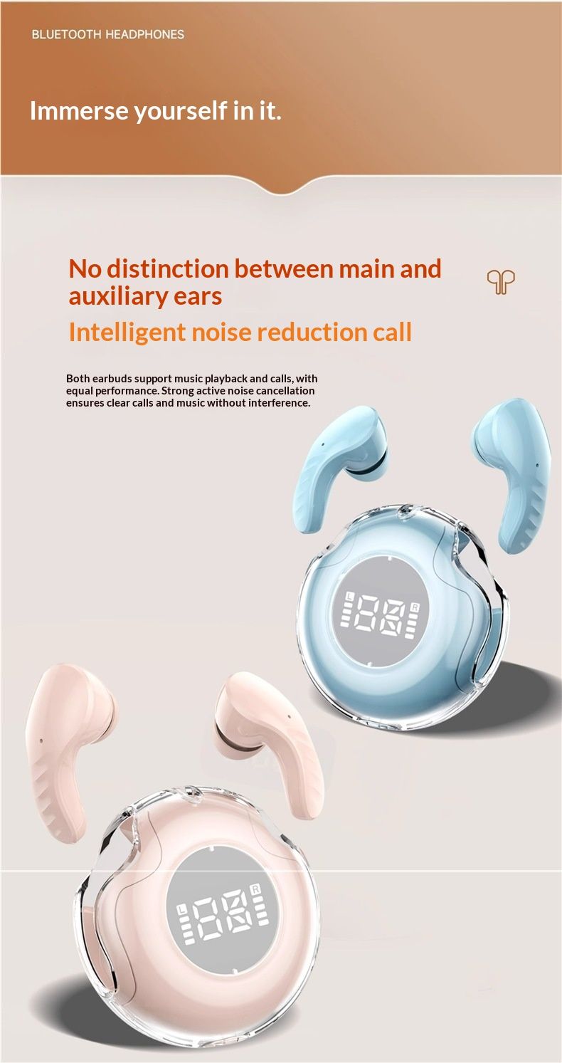 NeoGear Bluetooth Earbuds 2025 New True Wireless In-Ear Noise Cancelling Long Battery Life High Sound Quality Smart Call Sports_voghion.com