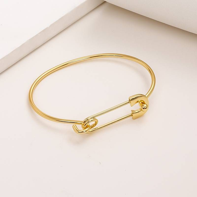 Semplice braccialetto rotondo aperto alla moda, braccialetto elastico regolabile per donna_voghion.com