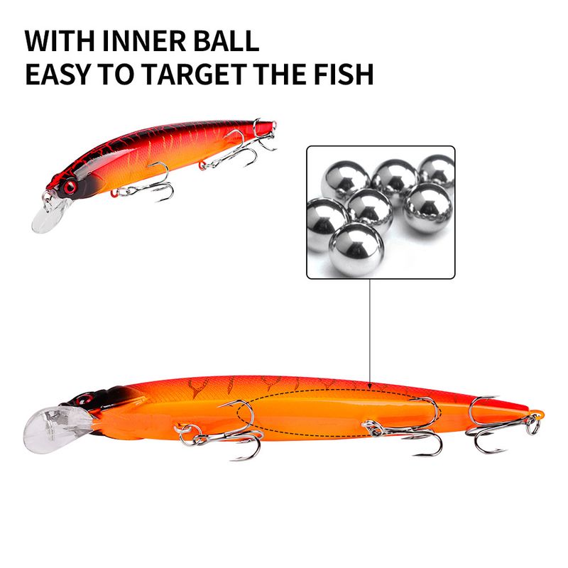 Floating Minnow 14cm/18.5g Lure VIB Lifelike Plastic Hard Bait Fishing Gear_voghion.com