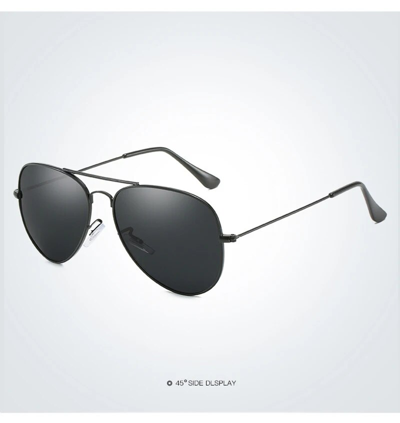New Arrivals Classic Pilot Men Polarized Vintage Metal Ray Sunglasses Women Mirror Ride Male Colors uv400_voghion.com