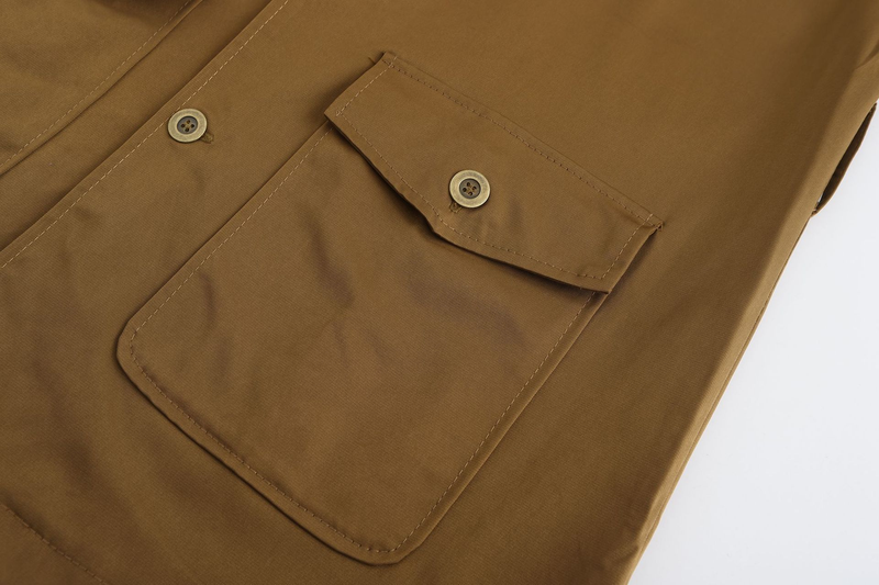 2023 Spring and Autumn Men's Multi-Pocket Mid-Length Slim Thin Large Size Windbreaker Men's Casual Jacket_voghion.com
