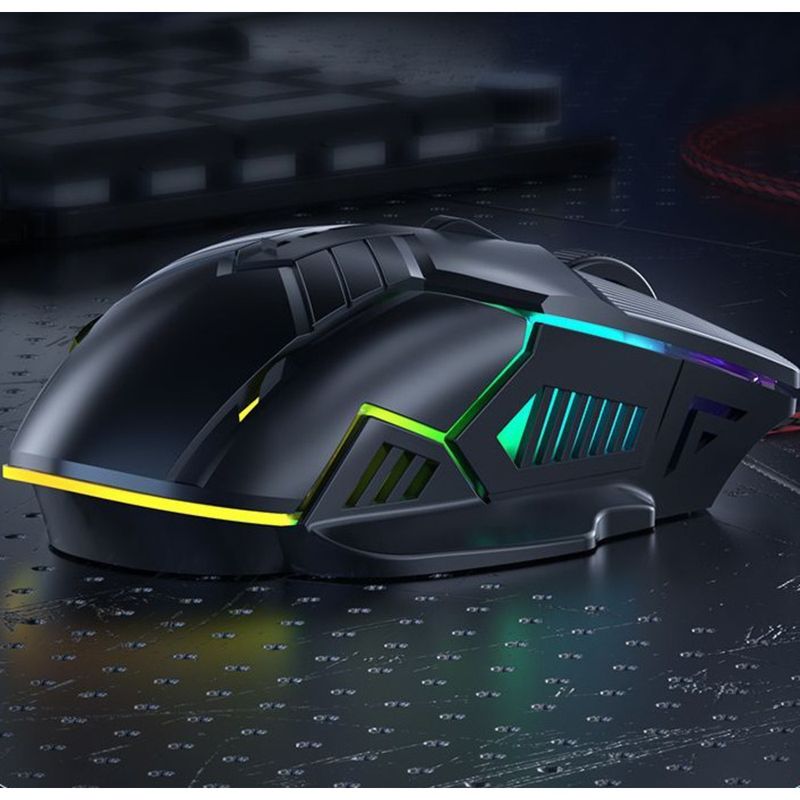 Souris de jeu filaire silencieuse et lumineuse pour ordinateur de bureau, e-sport, ordinateur portable_voghion.com