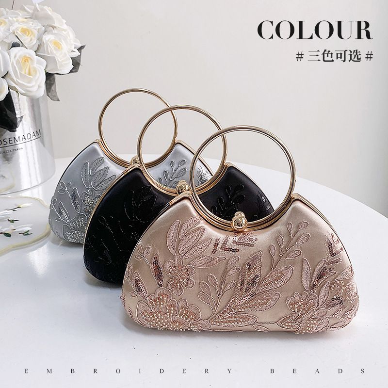 Borsa da sera in stile cinese con perline, cheongsam, borsa da sposa, tracolla singola, borsa da banchetto da donna_voghion.com