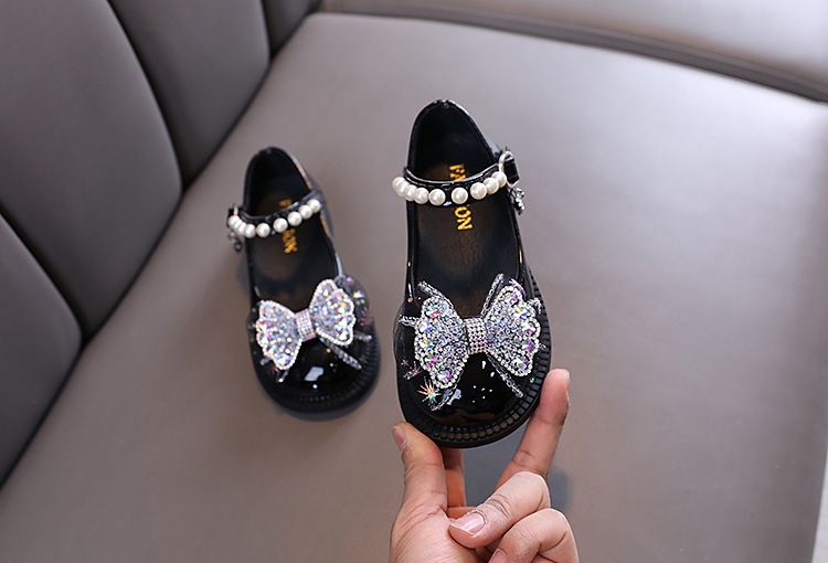 Neu Dame Baby Mädchen Mädchen Prinzessin Diamant Einzelnen Schuh Schuhe Dance_voghion.com