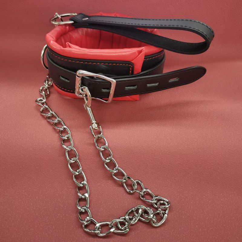 Manette imbottite in morbida pelle PU, polsini per caviglie, collare per il collo, accessori per restrizioni BDSM, giocattoli sessuali per adulti._voghion.com
