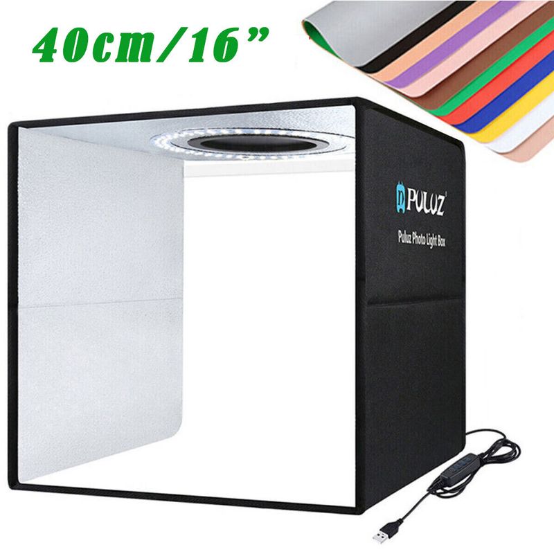 PULUZ Light Box Photographie 40 cm, Studio photo portable professionnel 16 pouces_voghion.com