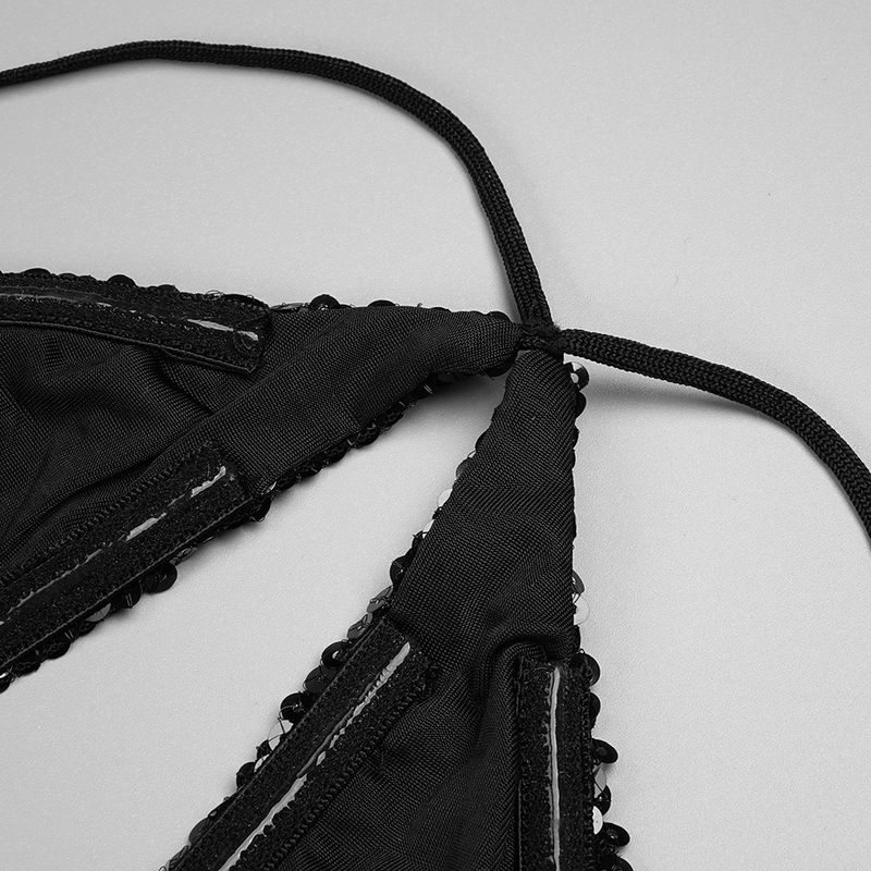 Women's Clothing High End New Nightclub Hollow Halter Backless Beaded Long Women's Dress_voghion.com